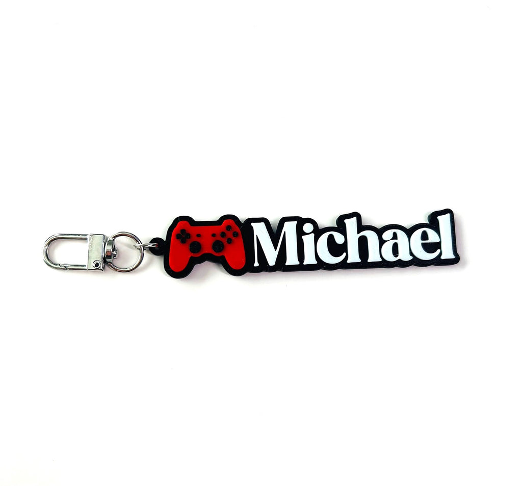 Custom Gaming controller Keychain, Keyring, Bag Tag, Name Tag, 3D Printed
