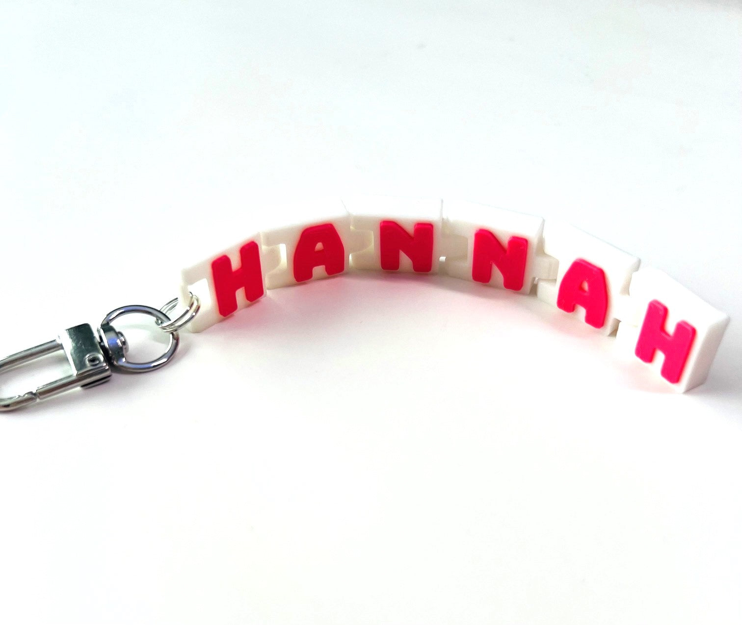 Custom name Keychain, Keyring, Bag Tag, Name Tag, 3D Printed, fidget toy