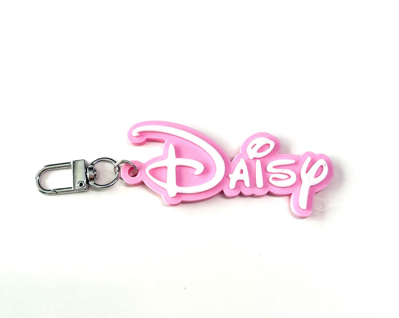 Custom name Keychain, Keyring, Bag Tag, Name Tag, 3D Printed